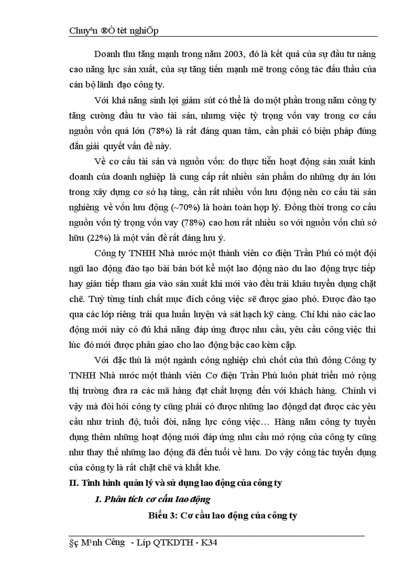 image for page Công tác tuyển dụng lao động tại Công ty TNHH Nhà nước một thành viên Cơ điện Trần Phú 1