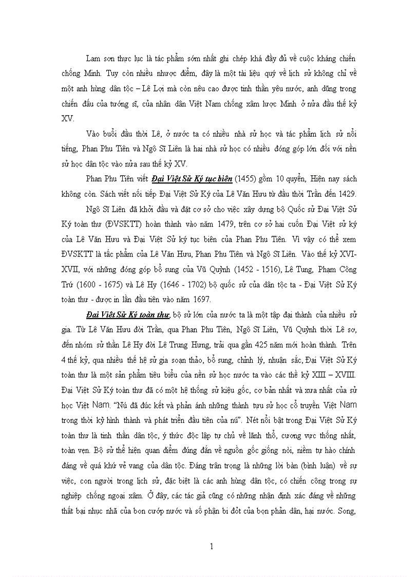 image for page BÀI ĐIỀU KIỆN LỊCH SỬ SỬ HỌC