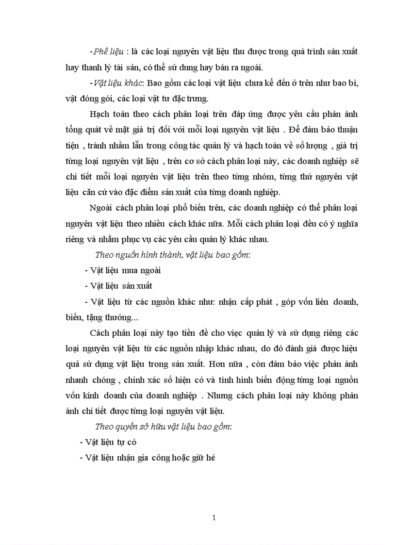 image for page Kế toán nguyên vật liệu vật liệu và công cụ dụng cụ tại Xí nghiệp 22 Công ty 22 BQP 1