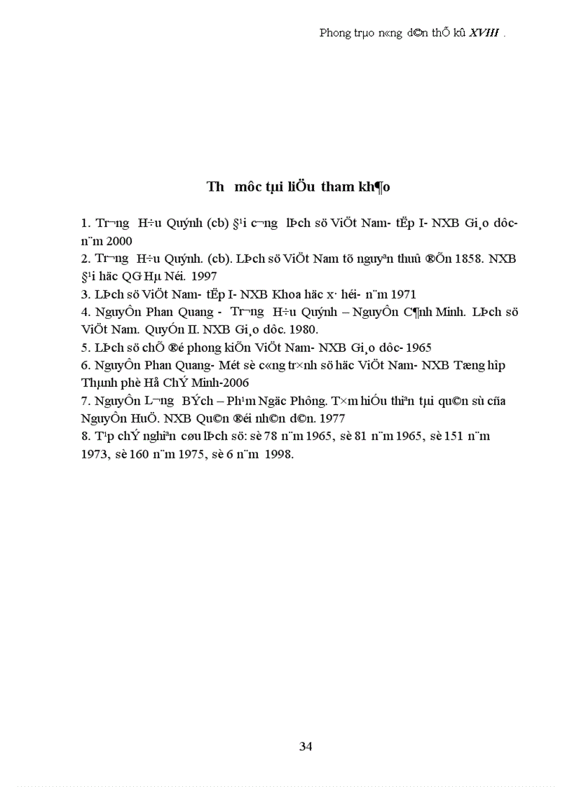 image for page Phong trào nông dân thế kỷ XVIII 1