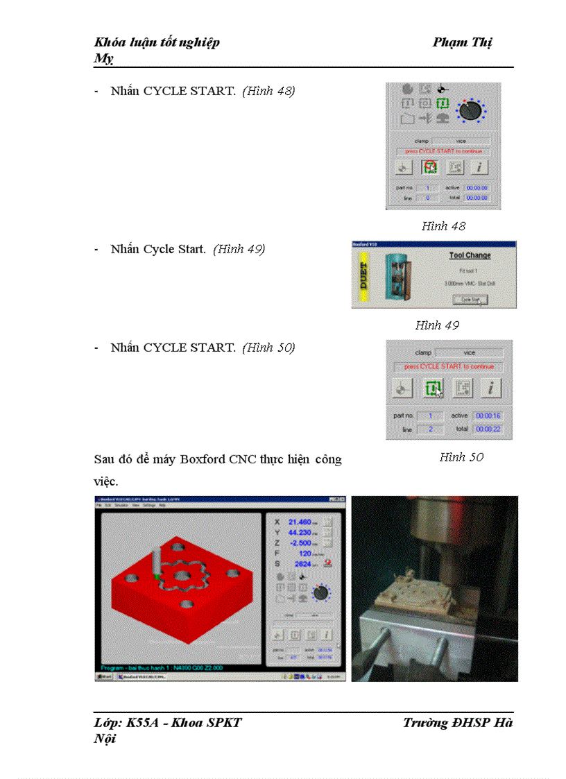 image for page Xây dựng Video Clip hướng dẫn thao tác thực hành máy Boxford CNC