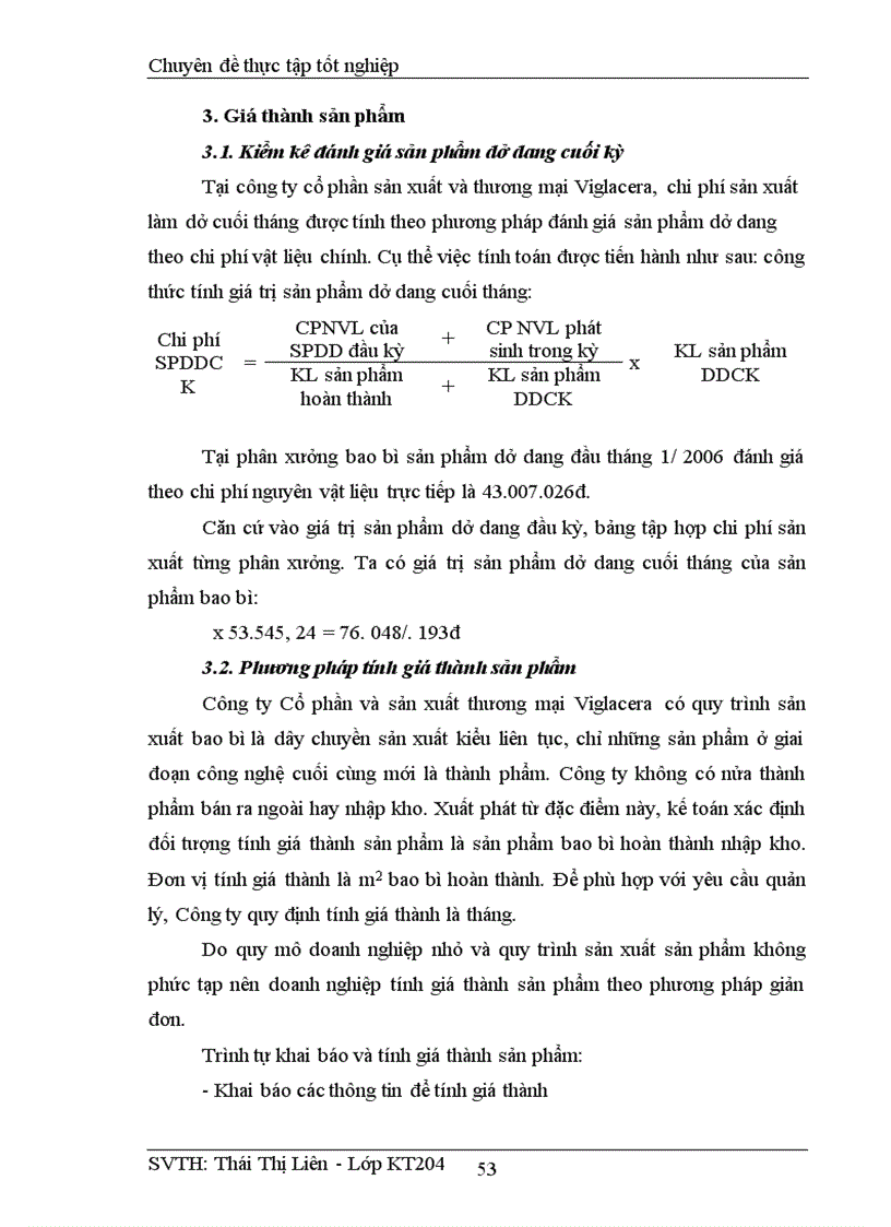 image for page Hoạch toán chi phí sản xuất và tính giá thành sản phẩm 1