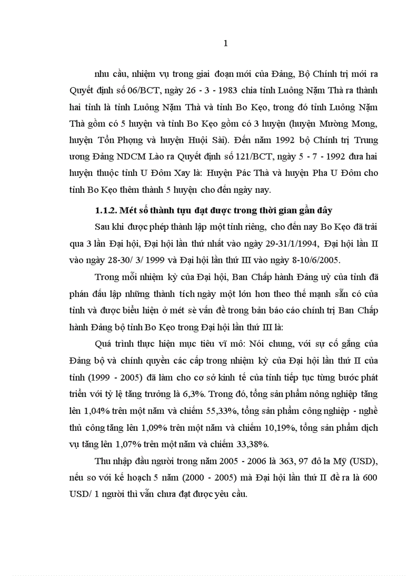 image for page Nghiên cứu về điểm nóng x hội và điểm nóng chính trị x hội ở tỉnh Bo Kẹo nước Cộng hoà Dân chủ nhân dân Lào