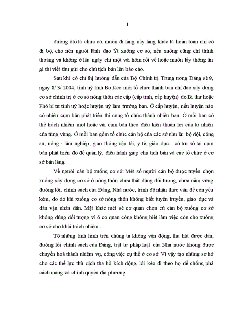image for page Nghiên cứu về điểm nóng x hội và điểm nóng chính trị x hội ở tỉnh Bo Kẹo nước Cộng hoà Dân chủ nhân dân Lào