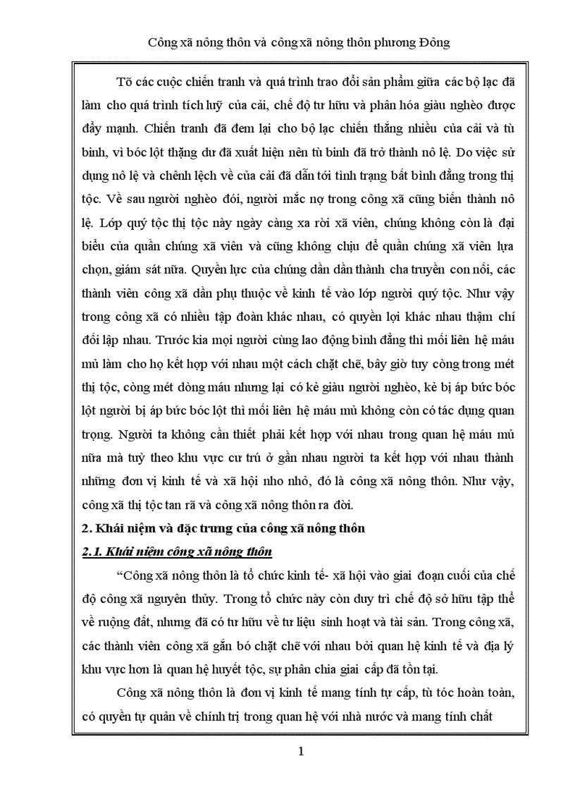 image for page Công xã nông thôn và công xã nông thôn phương Đông