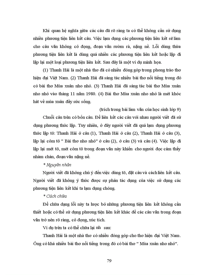 image for page Các loại lỗi về câu trong bài làm văn của học sinh THCS Yên Bái nguyên nhân và cách chữa