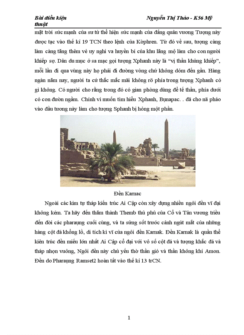 image for page nghệ thuật kiến trúc và điêu khắc Ai Cập cổ đại