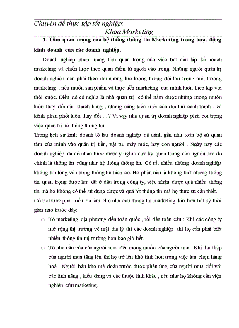 image for page Tổ chức hệ thống thông tin và nghiên cứu marketing trong công ty xây dựng công nghiệp Hà Nội 1