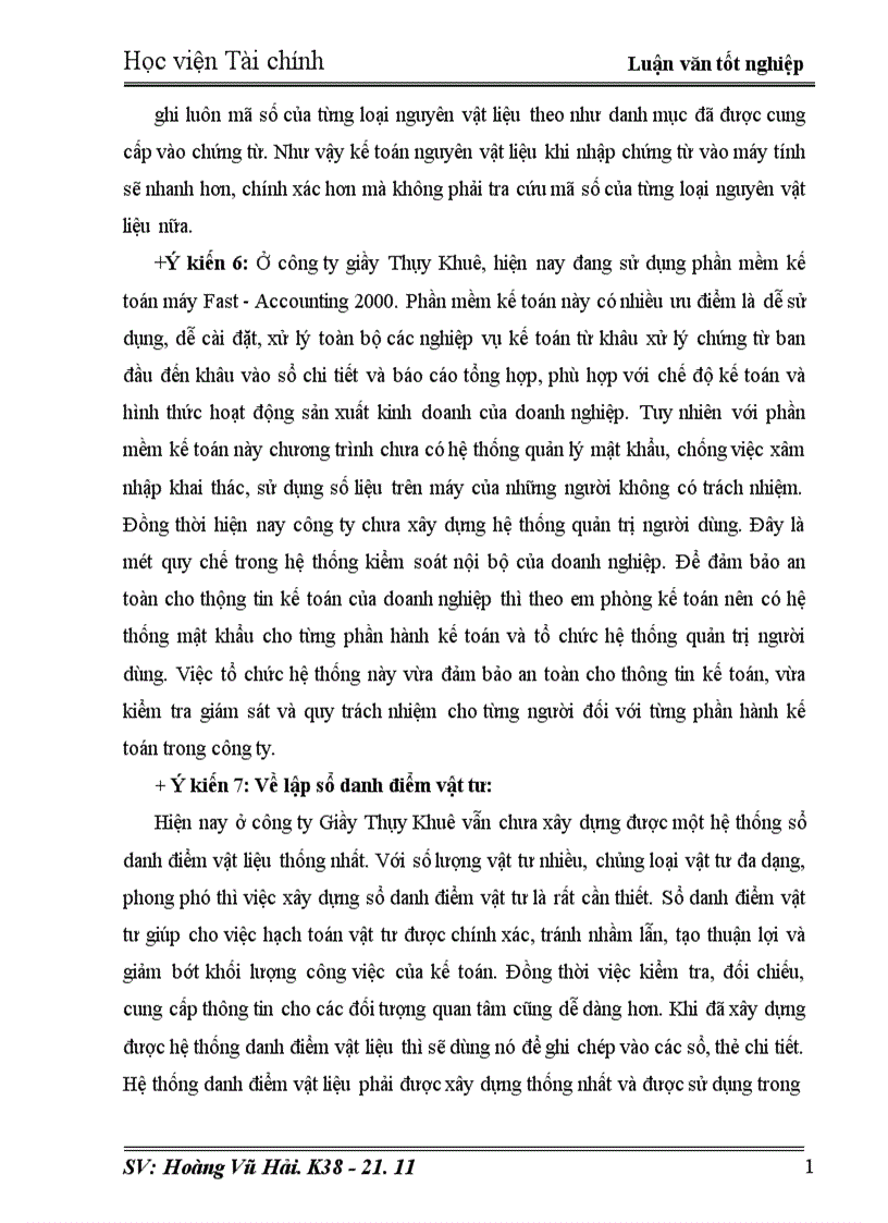 image for page Tổ chức công tác kế toán nguyên vật liệu và phân tích tình hình quản lý nguyên vật liệu ở công ty Giầy Thụy Khuê