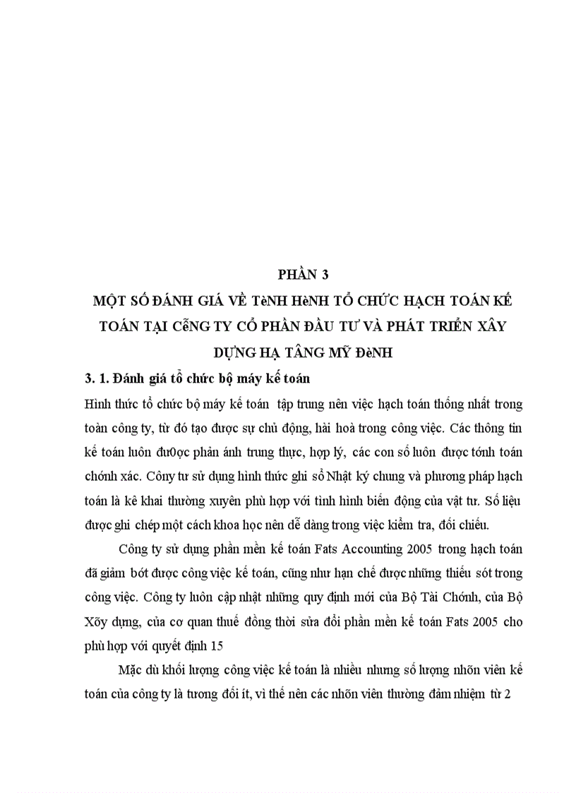 image for page Tổ chức bộ máy kế toán và hệ thống kế toán tại Công ty Cổ phần Đầu tư và phát triển Xây dựng hạ tâng Mỹ Đình 1