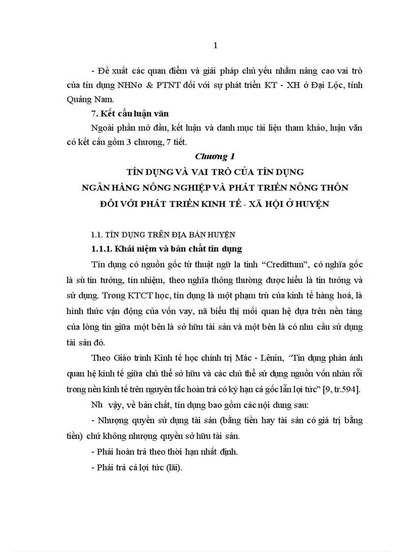 image for page Tín dụng của Ngân hàng Nông nghiệp và phát triển nông thôn đối với phát triển kinh tế xã hội ở Đại Lộc Quảng Nam 1