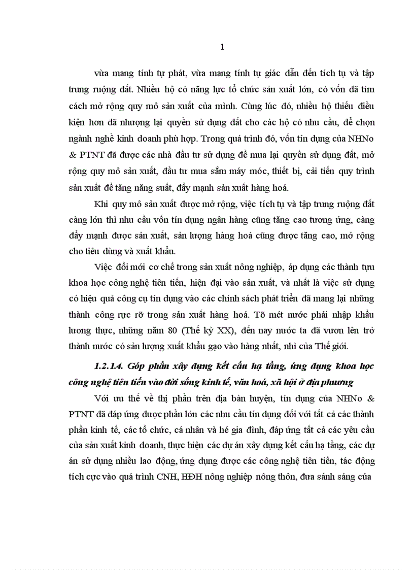 image for page Tín dụng của Ngân hàng Nông nghiệp và phát triển nông thôn đối với phát triển kinh tế xã hội ở Đại Lộc Quảng Nam 1