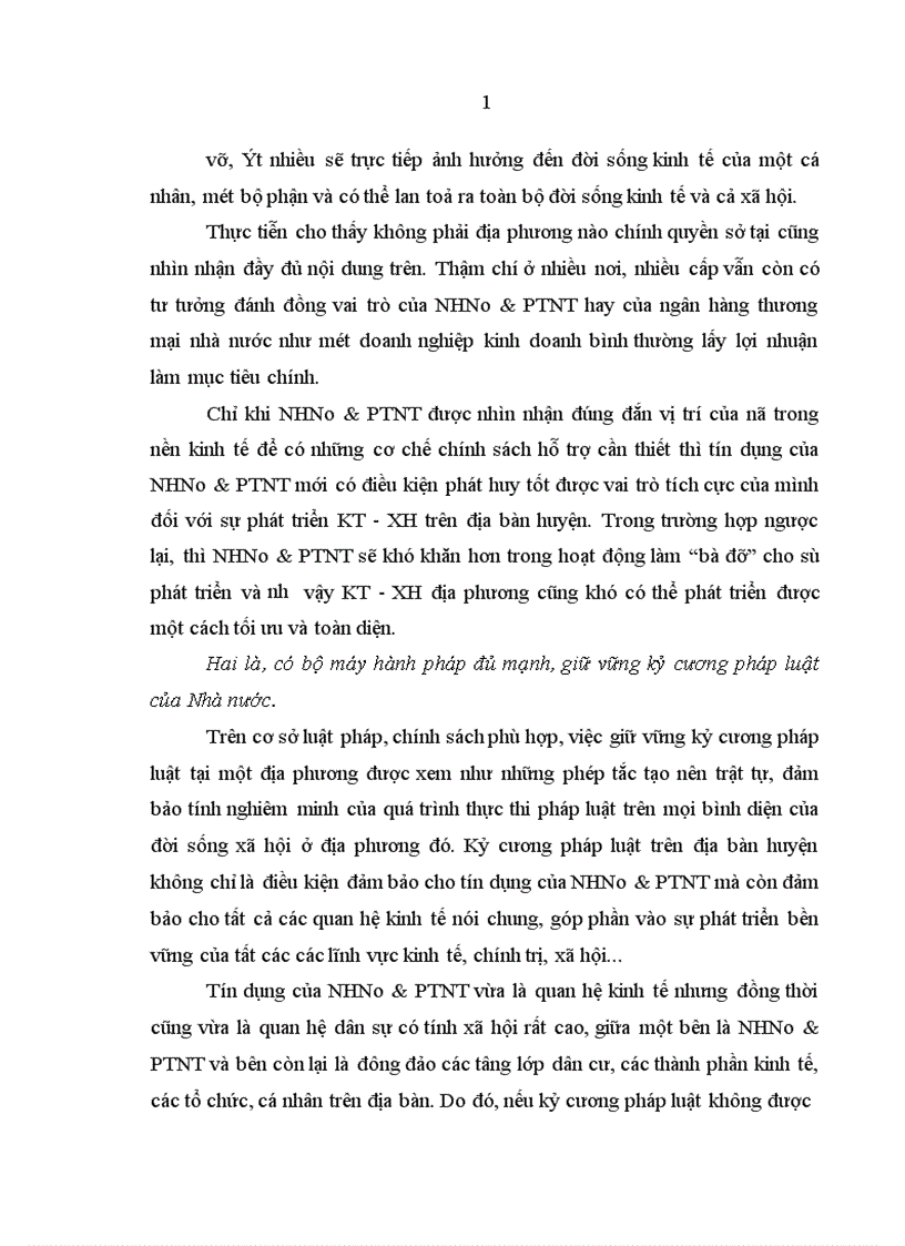 image for page Tín dụng của Ngân hàng Nông nghiệp và phát triển nông thôn đối với phát triển kinh tế xã hội ở Đại Lộc Quảng Nam 1