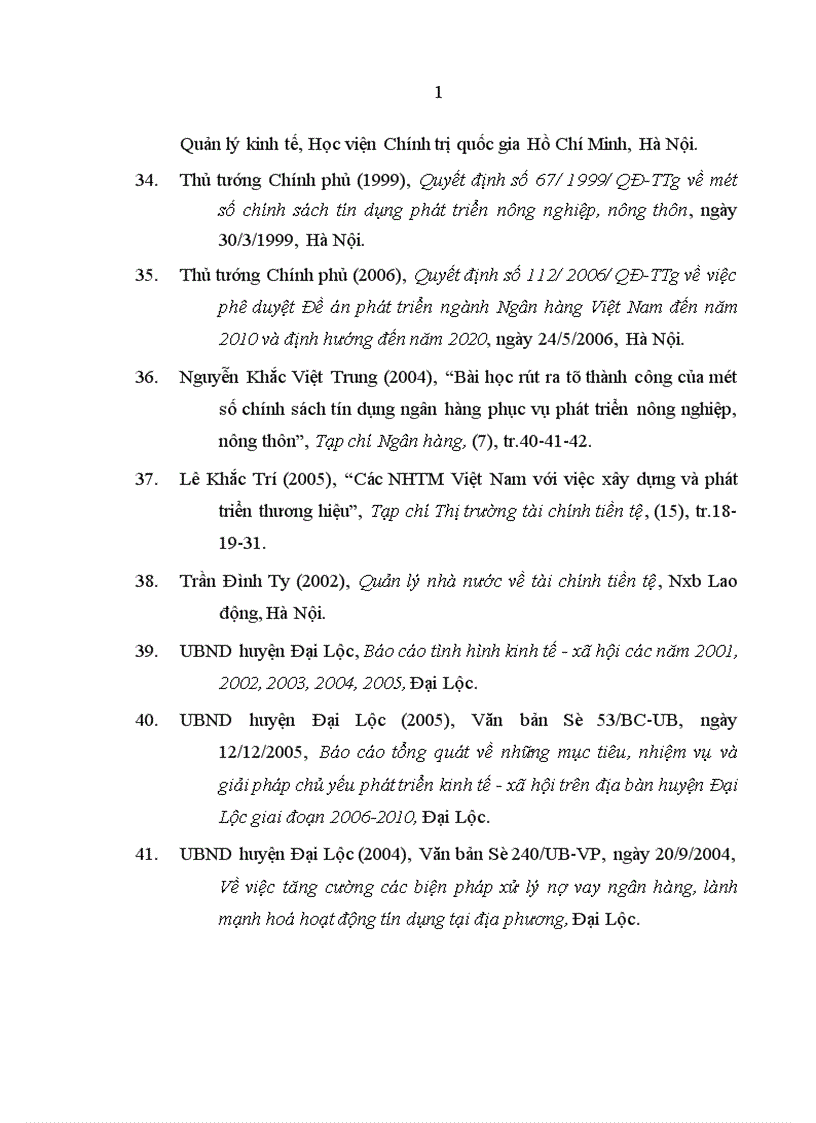 image for page Tín dụng của Ngân hàng Nông nghiệp và phát triển nông thôn đối với phát triển kinh tế xã hội ở Đại Lộc Quảng Nam 1