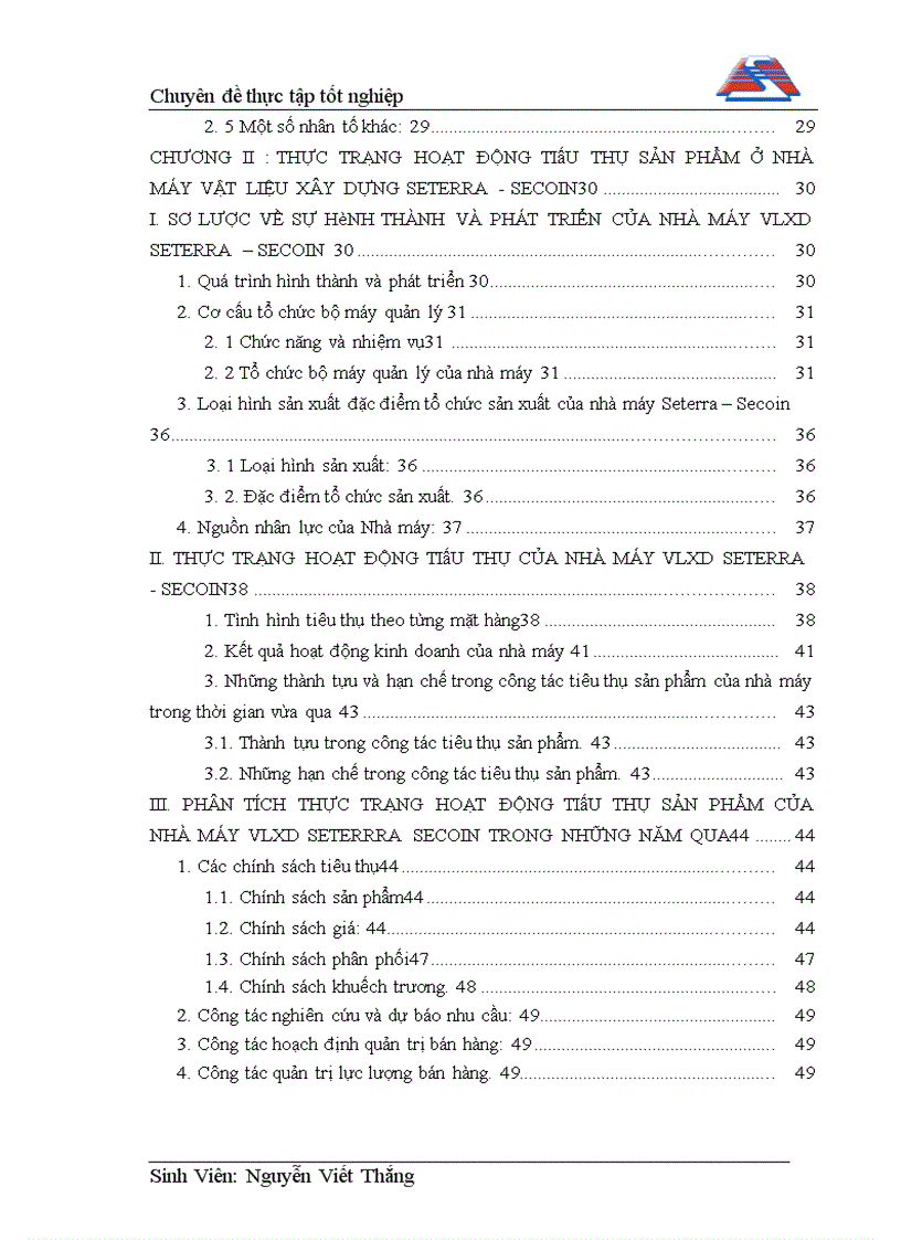 image for page Một số biện pháp nhằm đẩy mạnh hoạt động tiêu thụ sản phẩm gạch Terrazzo Secoin của nhà máy vật liệu xây dựng Seterra Secoin