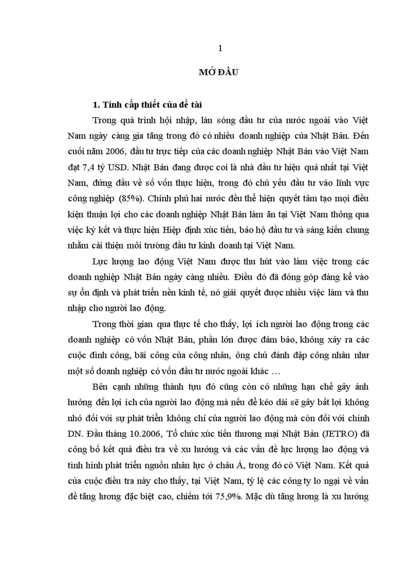 image for page Lợi ích kinh tế của người lao động trong các doanh nghiệp có vốn đầu tư của Nhật Bản trên địa bàn Hà Nội
