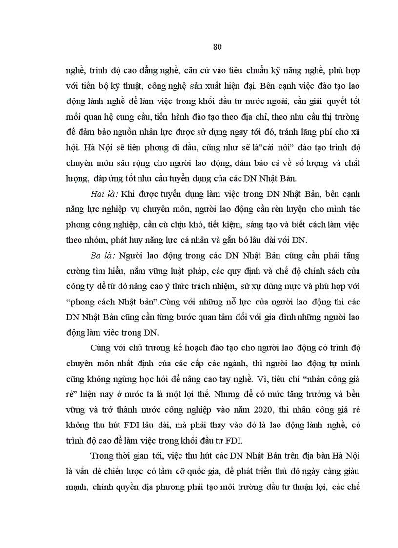 image for page Lợi ích kinh tế của người lao động trong các doanh nghiệp có vốn đầu tư của Nhật Bản trên địa bàn Hà Nội