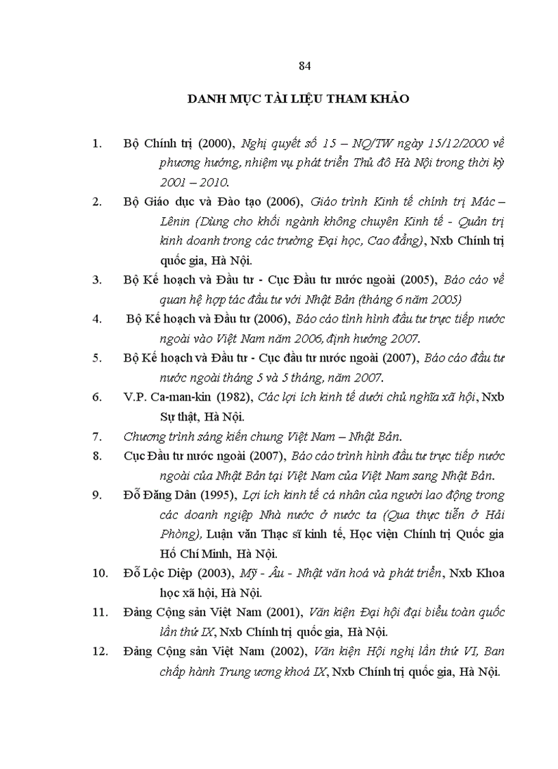 image for page Lợi ích kinh tế của người lao động trong các doanh nghiệp có vốn đầu tư của Nhật Bản trên địa bàn Hà Nội