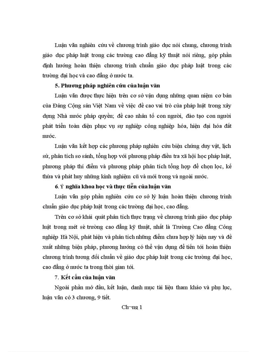 image for page Hoàn thiện chương trình giáo dục pháp luật trong các trường cao đẳng kỹ thuật ở Việt Nam hiện nay