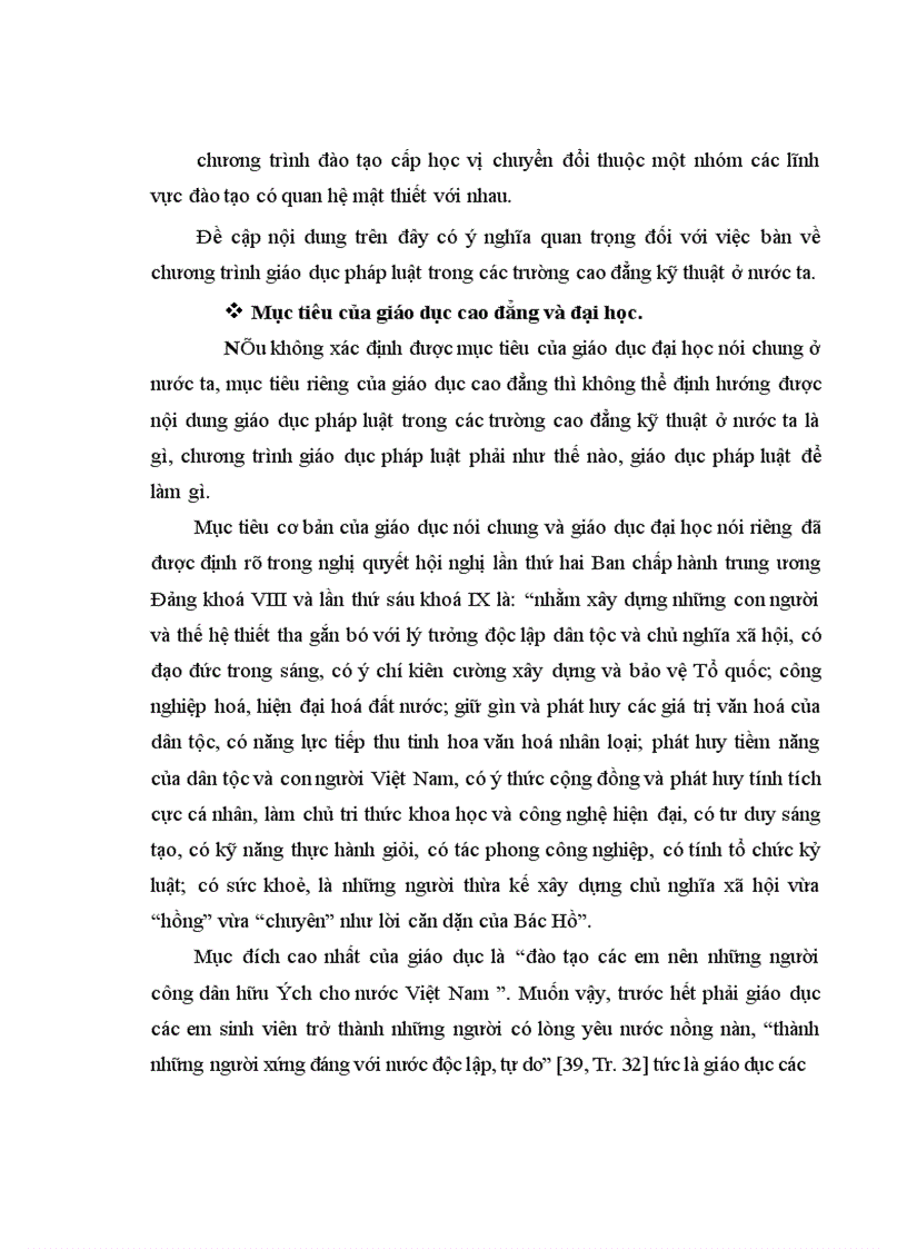 image for page Hoàn thiện chương trình giáo dục pháp luật trong các trường cao đẳng kỹ thuật ở Việt Nam hiện nay