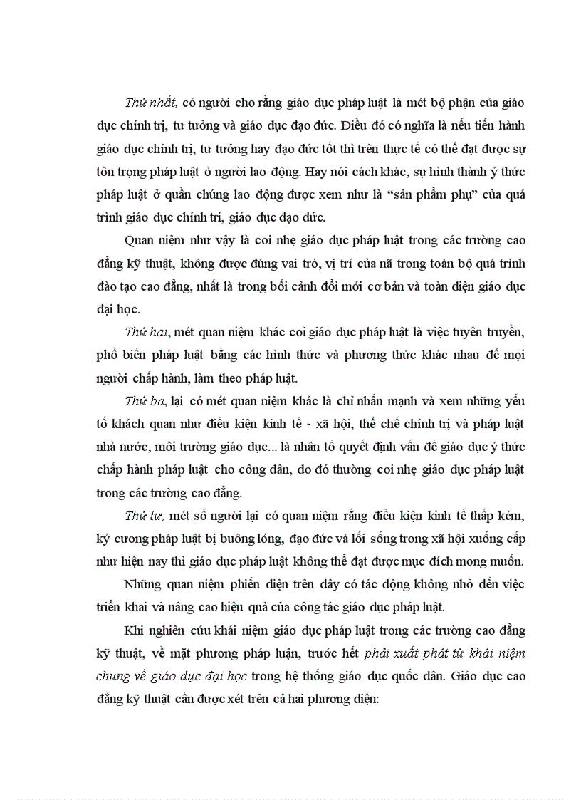 image for page Hoàn thiện chương trình giáo dục pháp luật trong các trường cao đẳng kỹ thuật ở Việt Nam hiện nay