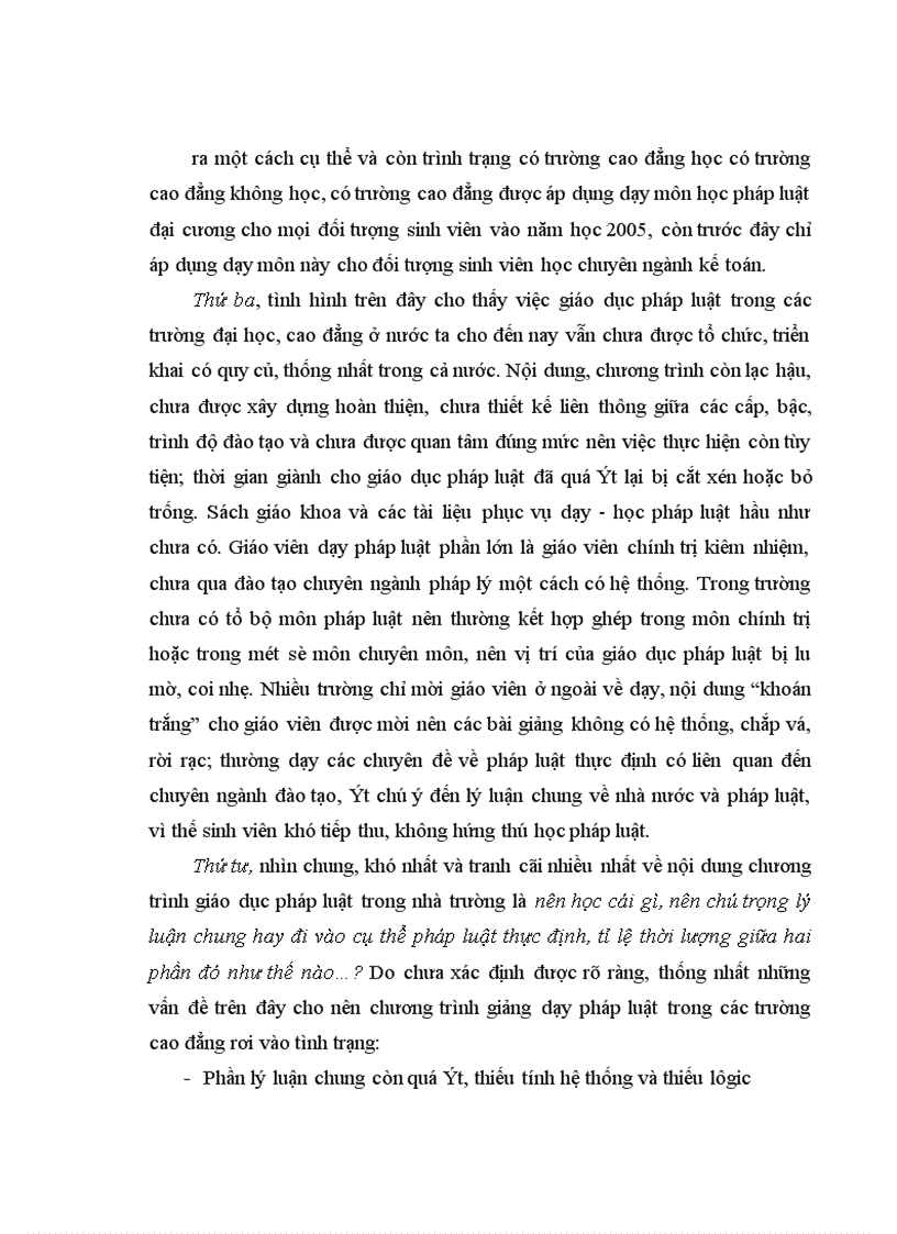 image for page Hoàn thiện chương trình giáo dục pháp luật trong các trường cao đẳng kỹ thuật ở Việt Nam hiện nay