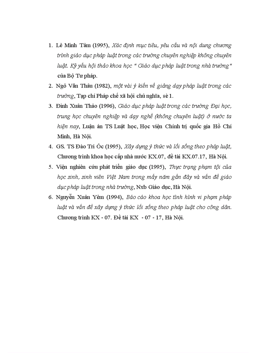 image for page Hoàn thiện chương trình giáo dục pháp luật trong các trường cao đẳng kỹ thuật ở Việt Nam hiện nay