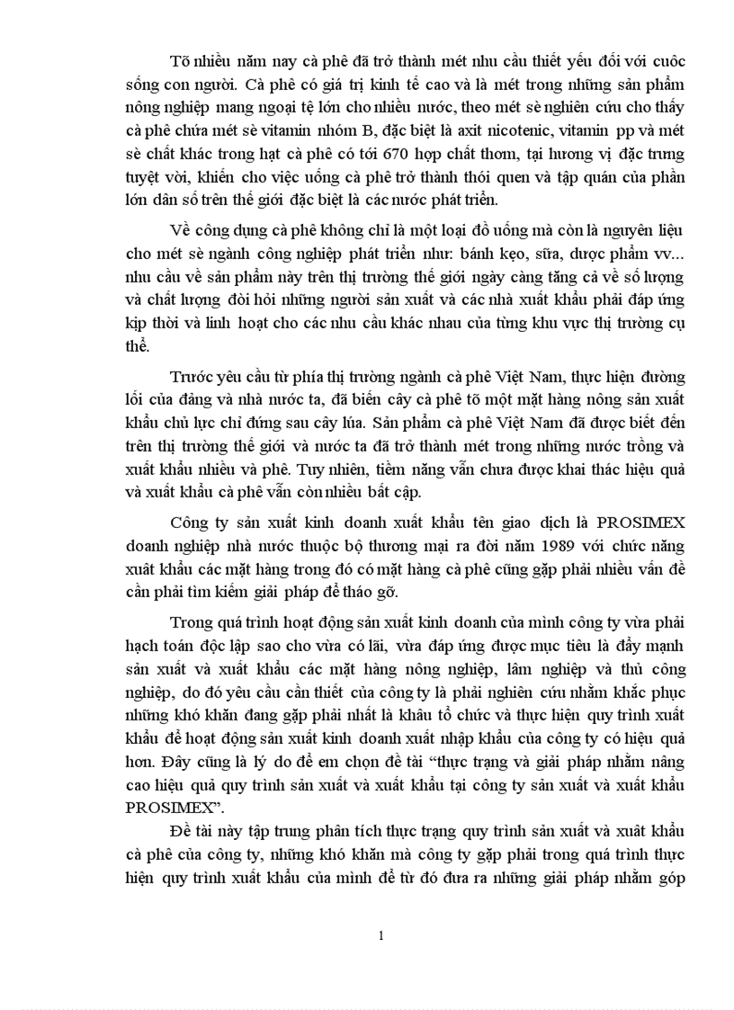 image for page Thực trạng và giải pháp nhằm nâng cao hiệu quả quy trình sản xuất và xuất khẩu tại công ty sản xuất và xuất khẩu Prosimex