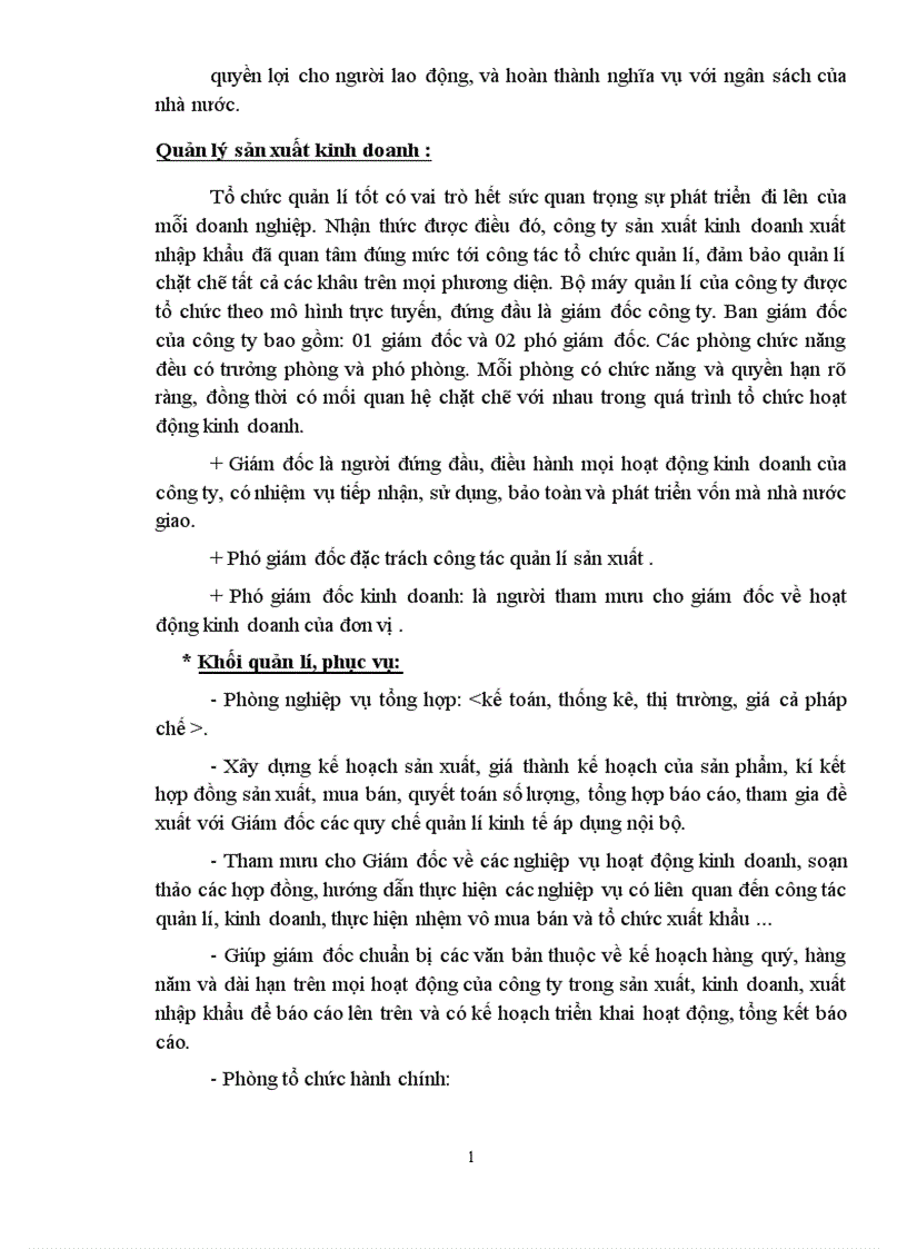 image for page Thực trạng và giải pháp nhằm nâng cao hiệu quả quy trình sản xuất và xuất khẩu tại công ty sản xuất và xuất khẩu Prosimex