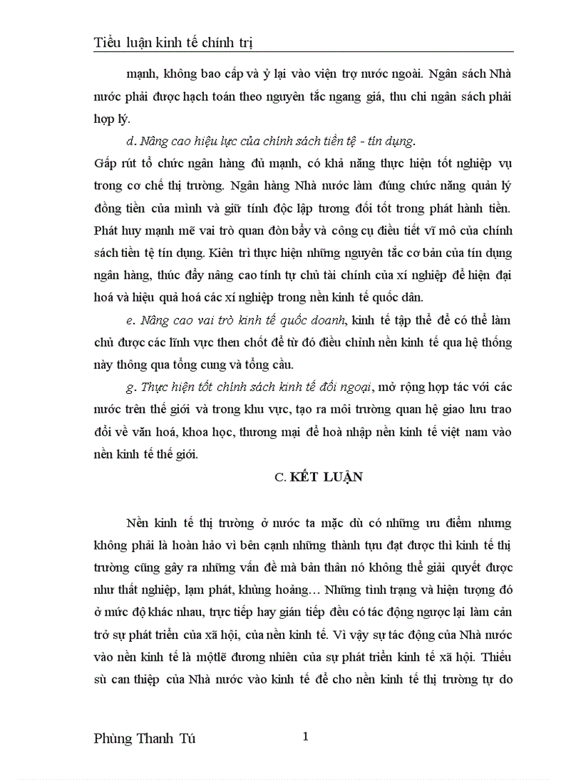 image for page Vai trò kinh tế của Nhà nước trong nền kinh tế thị trường định hướng xã hội chủ nghĩa ở nước ta 1