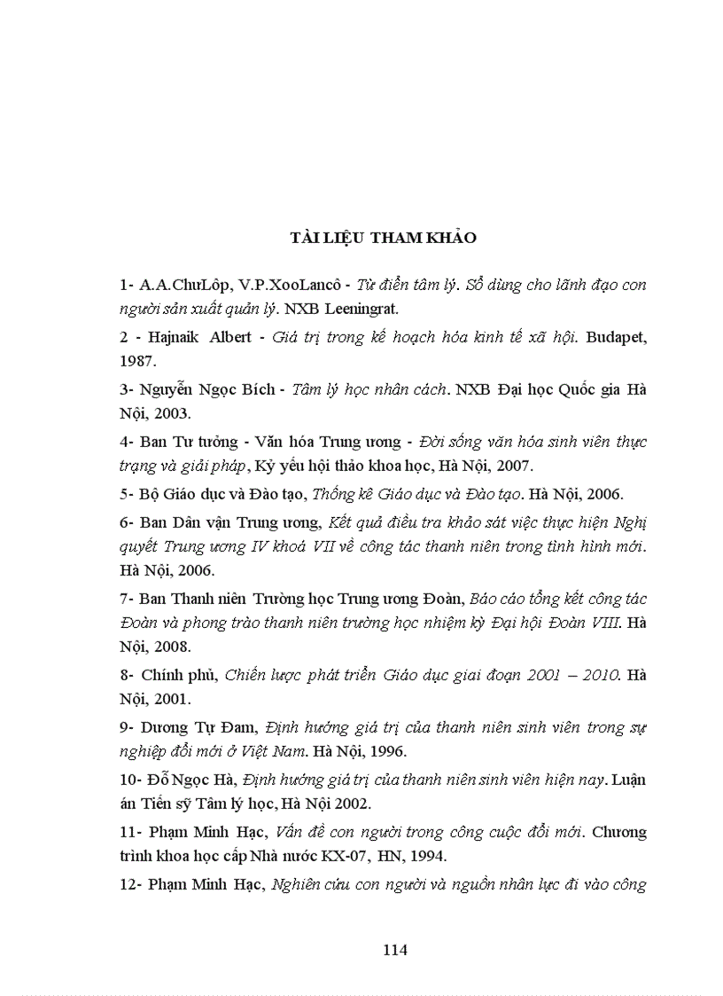 image for page Định hướng giá trị của thanh niên sinh viên giai đoạn hiện nay