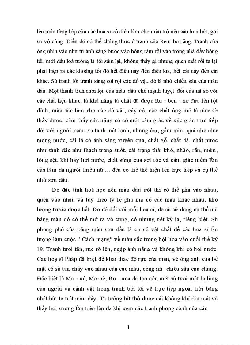 image for page Những thành tựu của chất liệu sơn dầu