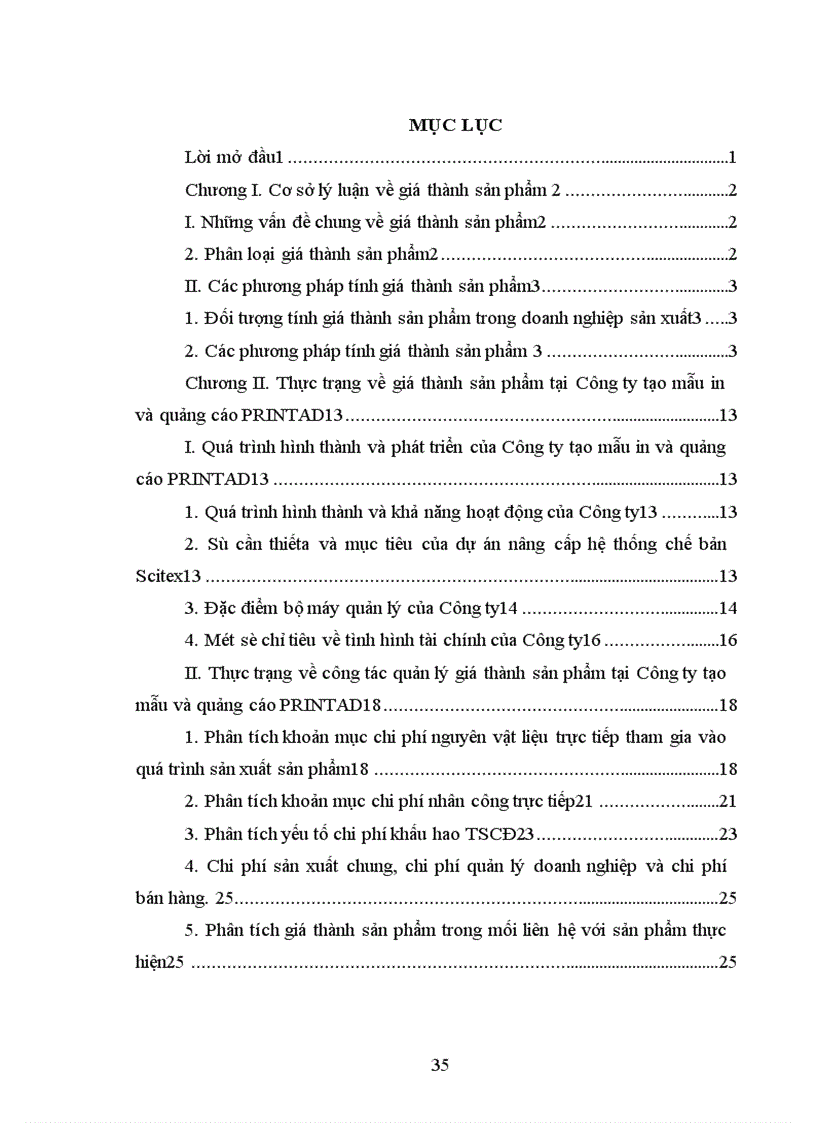 image for page Giá thành sản phẩm tại Công ty in và quảng cáo PRINTAD