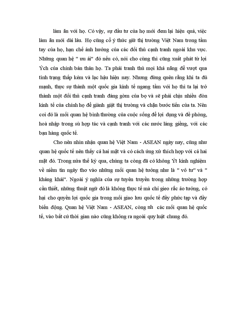 image for page Việt NAM trong sự hội nhập với asean