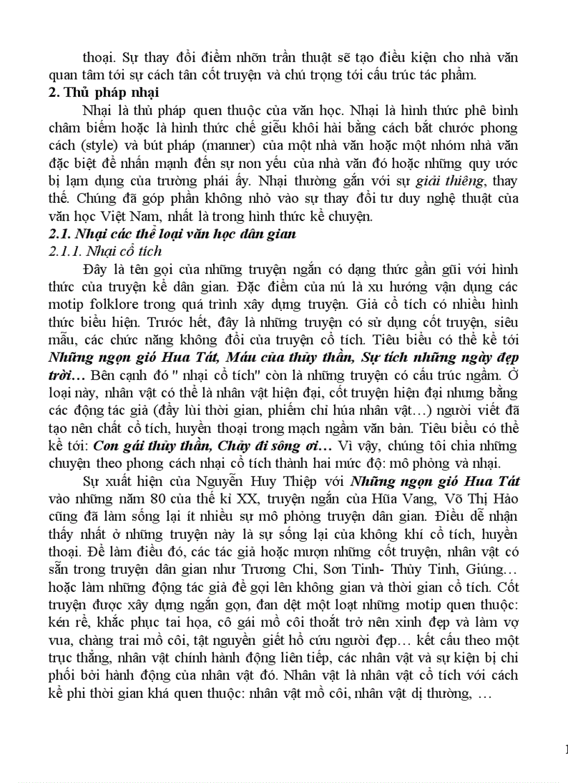image for page Vài nét về nghệ thuật của xu hướng cố sự tân biên trong truyện ngắn Việt Nam sau