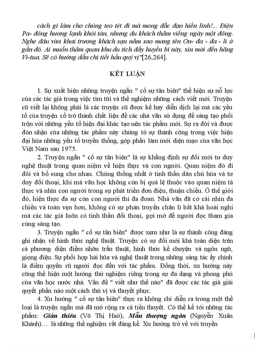 image for page Vài nét về nghệ thuật của xu hướng cố sự tân biên trong truyện ngắn Việt Nam sau