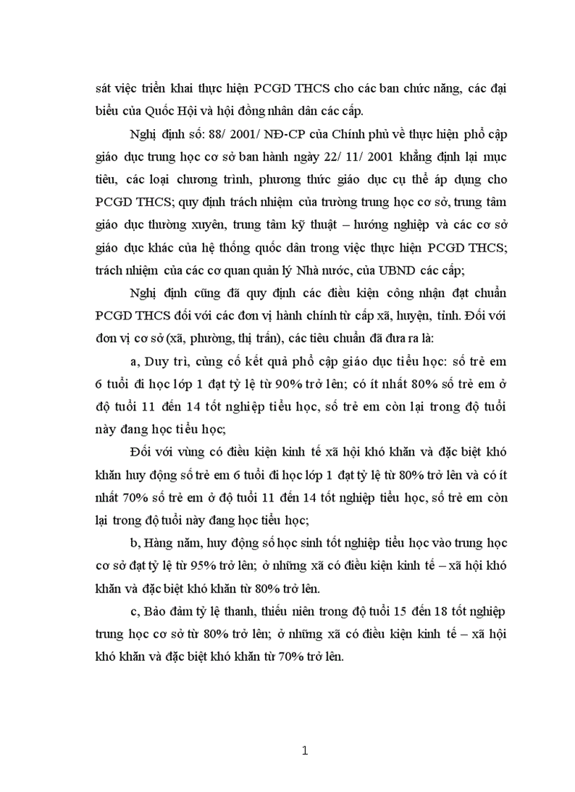 image for page Một số biện pháp quản lý công tác phổ cập giáo dục trung học cơ sở ở tỉnh Yên Bái đến năm 2010 1