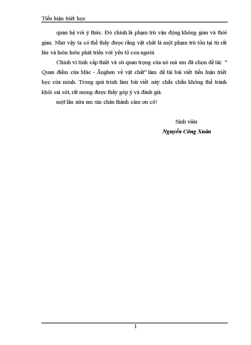 image for page Quan điểm của Mác Ănghen về vật chất 1