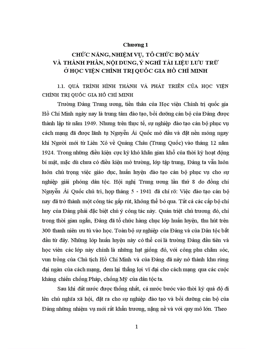 image for page Công tác lưu trữ ở Học viện Chính trị quốc gia Hồ Chí Minh thực trạng và giải pháp