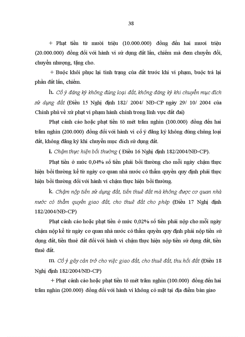 image for page Vi phạm hành chính về đất đai ở Thái Bình thực trạng và giải pháp khắc phục