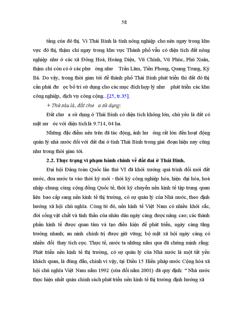 image for page Vi phạm hành chính về đất đai ở Thái Bình thực trạng và giải pháp khắc phục