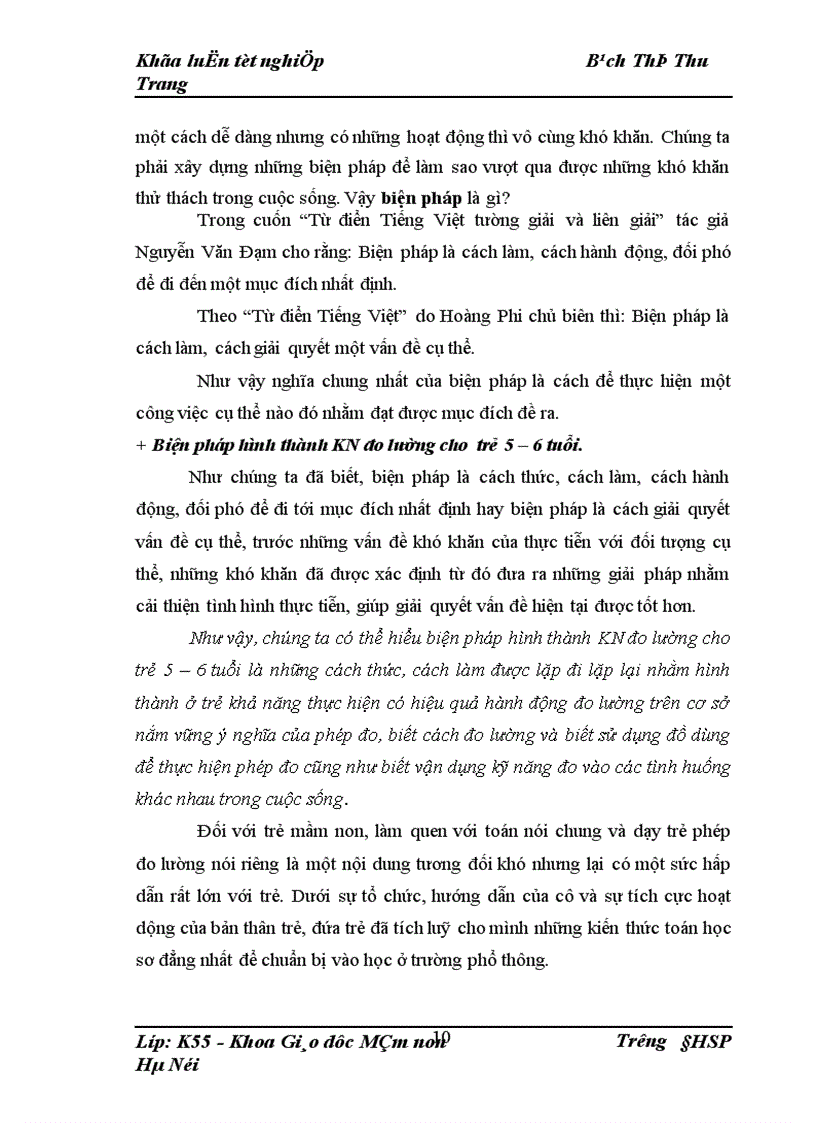image for page Một số biện pháp hình thành kỹ năng đo lường cho trẻ 5 6 tuổi