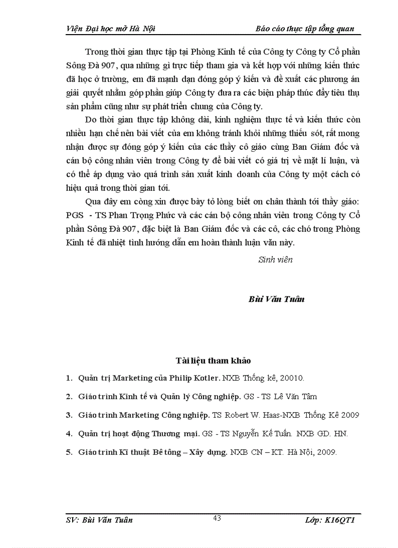 image for page Khái quát tình hình sản xuất kinh doanh của công ty Cổ phần Sông Đà 907 1