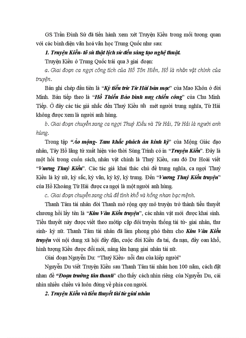 image for page Tóm tắt và viết thu hoạch về công trình Thi pháp Truyện Kiều của GS Trần Đình Sử