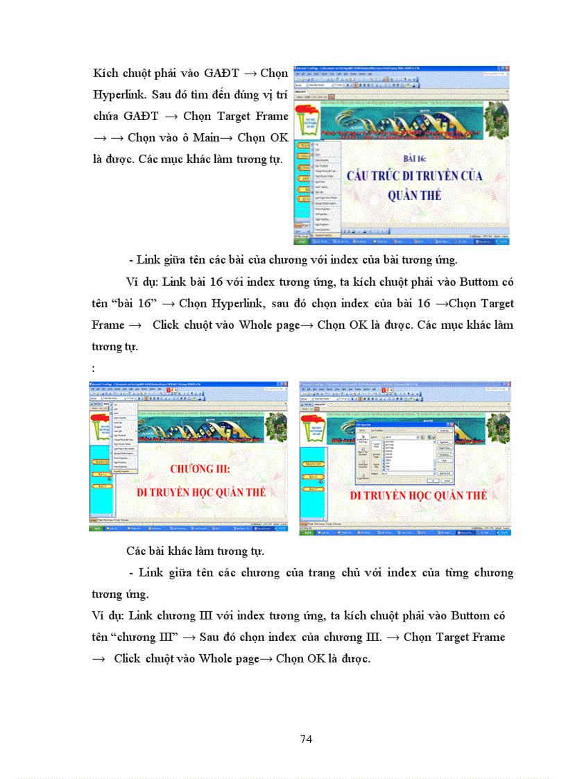 image for page Xây dựng và sử dụng bài giảng điện tử chương III IV V phần Di truyền học Sinh học lớp 12 theo hướng tích hợp truyền thông đa phương tiện 1