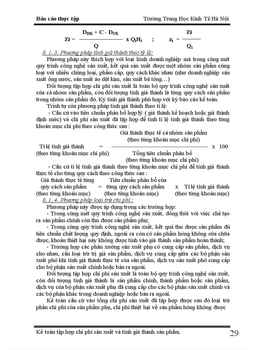 image for page Kế toán chi phí sản xuất và tính giá thành sản phẩm tại xí nghiệp X18 1