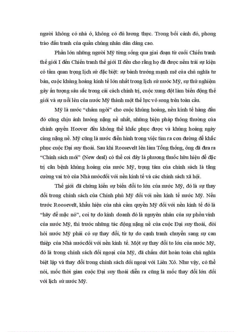 image for page Chính sách mới New deal của Franklin D Roosevelt