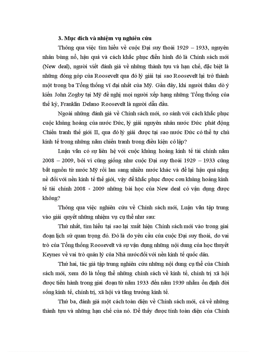 image for page Chính sách mới New deal của Franklin D Roosevelt