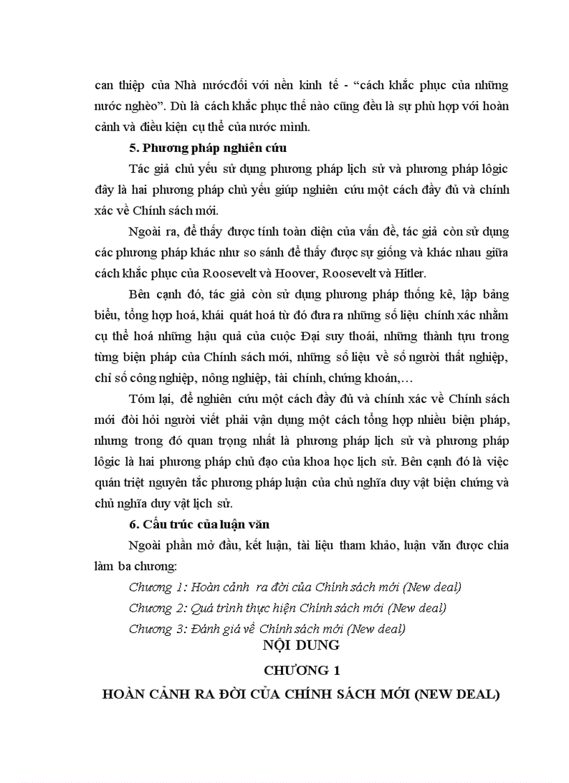 image for page Chính sách mới New deal của Franklin D Roosevelt