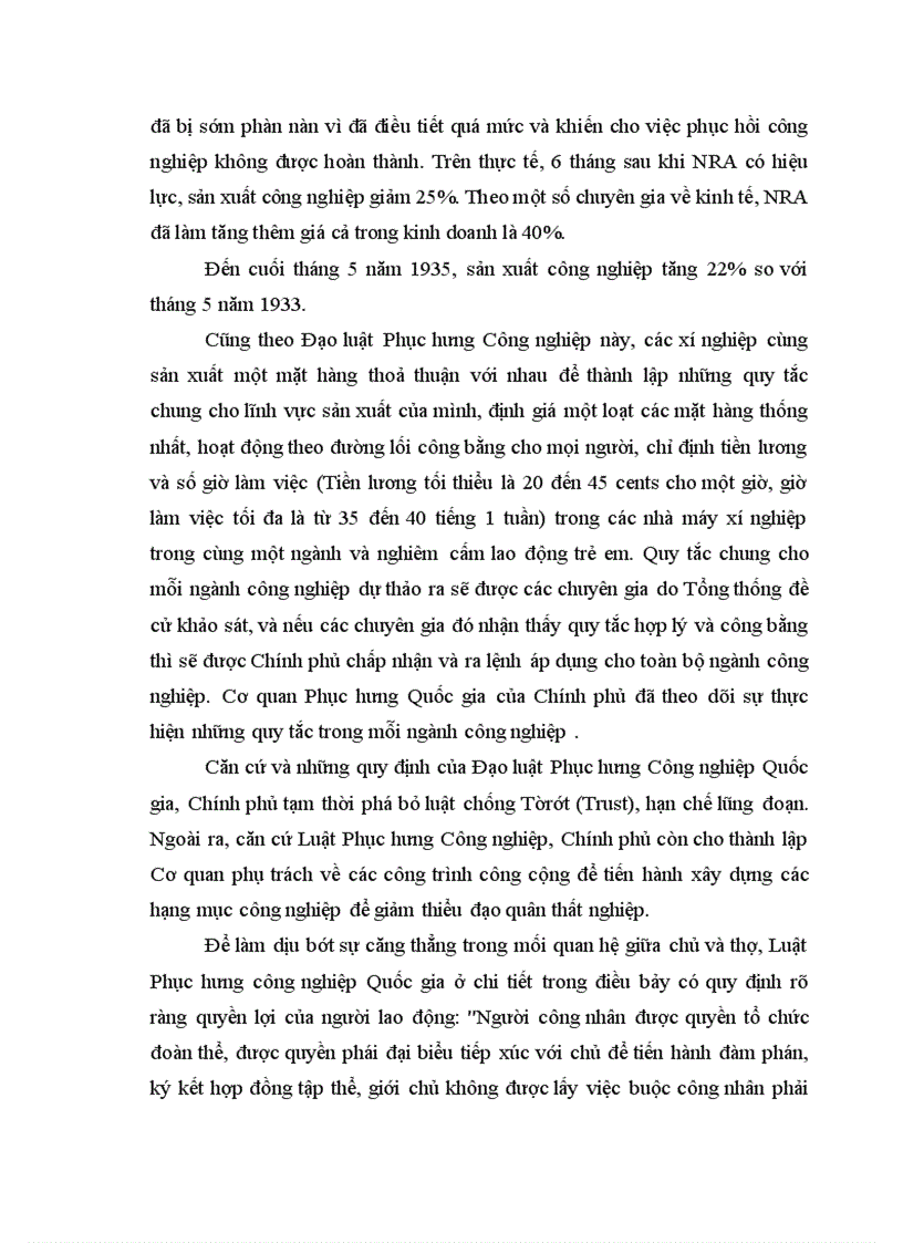 image for page Chính sách mới New deal của Franklin D Roosevelt